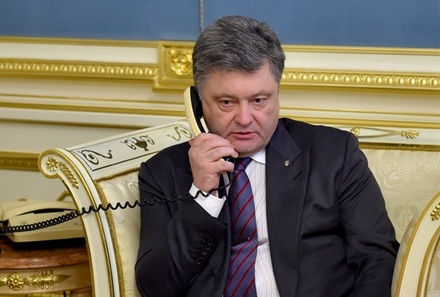 Пётр Порошенко обсудил с Дональдом Трампом Крым и Донбасс