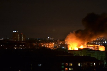 Площадь пожара в подмосковном Жуковском увеличилась до 5 тысяч кв. метров