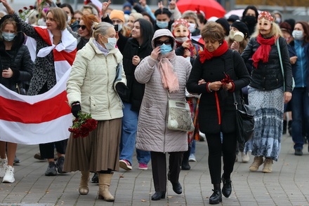 В Минске проходит очередная женская акция оппозиции