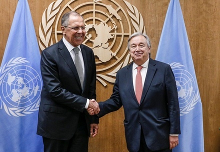 Сергей Лавров и Антонио Гутерреш обсудили реформу ООН