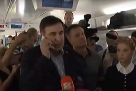 Саакашвили не пустили на Украину