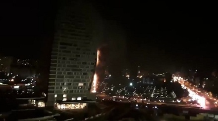 Второй за день пожар вспыхнул в здании Trump Tower в Баку