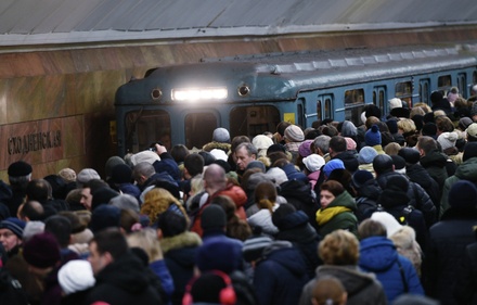 Во время снегопада пассажиропоток московского метро вырос на 3%
