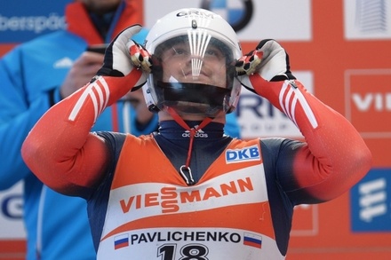 Саночник Семён Павличенко победил на чемпионате Европы 