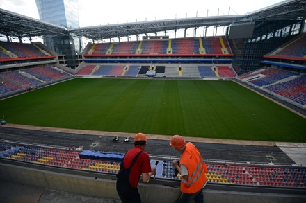 Власти Москвы объявили о завершении строительства стадиона ЦСКА