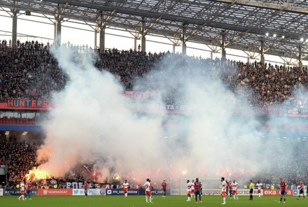 В РФС предложили наказывать клубы за использование пиротехники матчами без зрителей