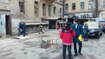 В центре Киева обрушился дом
