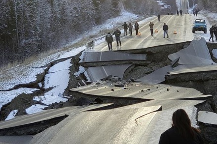 На Аляске произошло второе за сутки мощное землетрясение