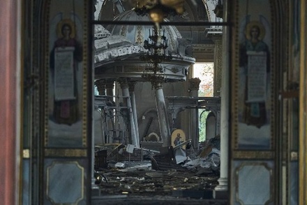 В Одессе взрывами повреждён Спасо-Преображенский кафедральный собор
