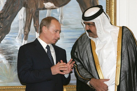 Владимир Путин встретится в Кремле с эмиром Катара
