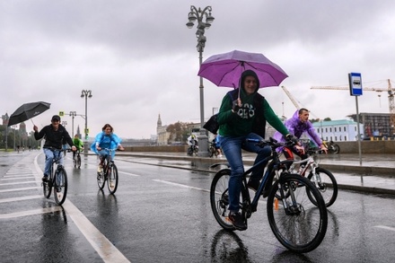 Около 20 тысяч человек приняли участие в осеннем велопараде в Москве