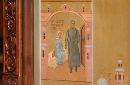 Патриархия Грузии призвала переписать икону Матроны Московской с изображением Сталина