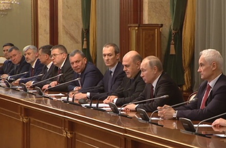 Владимир Путин подписал указ о составе нового кабинета министров