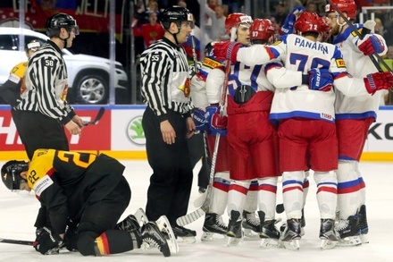 Сборная России со счётом 6:3 обыграла Германию на чемпионате мира по хоккею