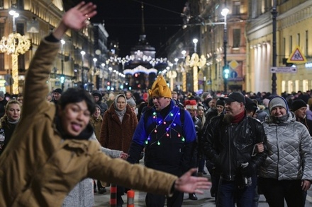 В новогодних гуляниях в России приняли участие 6,5 млн человек