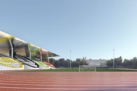 Реконструкция стадиона «Москвич» завершится в следующем году