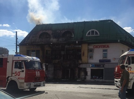 Пожар в ТЦ на Таганской площади ликвидирован