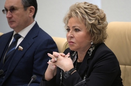 Матвиенко призвала наказать главу Минэнерго из-за задержки закона о счётчиках