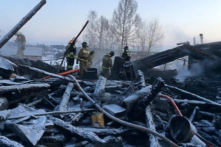 В Ярославской области завершили разбор завалов на месте сгоревшего дома