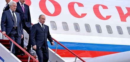 СМИ: самолёт Путина по пути в Гамбург сделал крюк в 500 км