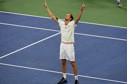 Теннисист Медведев впервые вышел в финал турнира Большого шлема