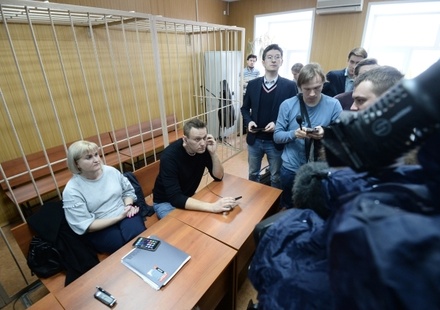 Алексей Навальный арестован на 15 суток за сопротивление полиции на акции