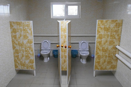 В сельской школе в Орловской области впервые открыли тёплый туалет