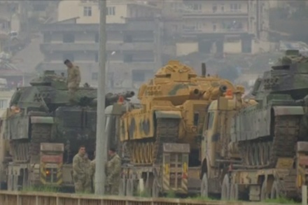 Эрдоган объявил о фактическом начале наземной военной операции в Сирии