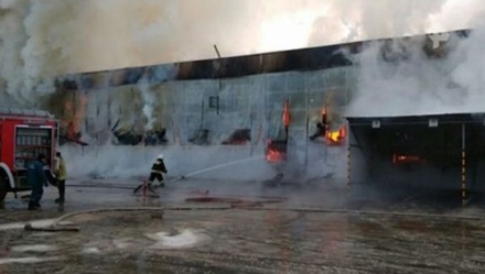 Пожар на складе в подмосковном Ногинске потушен