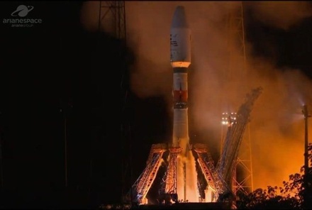 Ракета «Союз» со спутником ОАЭ стартовала с космодрома Куру