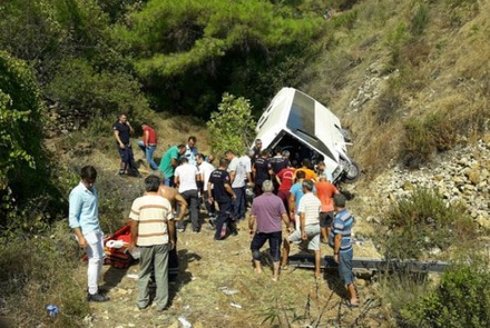 Граждане России не пострадали при аварии автобуса с туристами в Турции