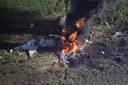 16 человек погибли при крушении военно-транспортного самолёта в США