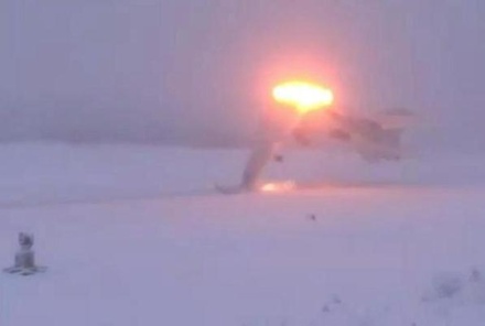 В сети опубликовали видео крушения Ту-22М3 под Мурманском