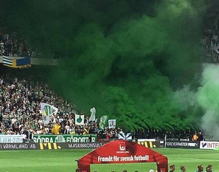 15 человек пострадали во время беспорядков футбольных фанатов в Стокгольме