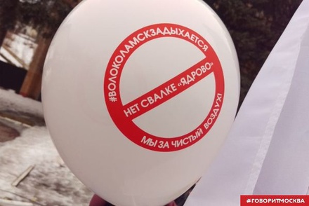 На митинге против свалки в Волоколамске выступил мэр города
