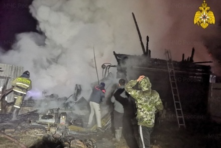 В Башкирии 11 постояльцев частного дома престарелых погибли при пожаре