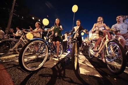 Участниками ночного велопарада в Москве станут 20 тысяч человек