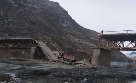 Один человек пострадал при обрушении моста в Дагестане