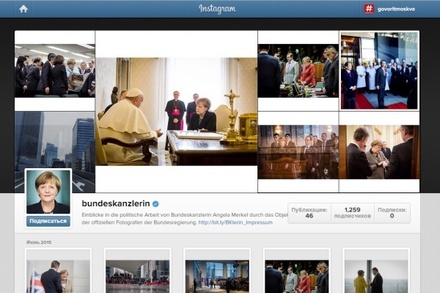 Ангела Меркель завела аккаунт в Instagram