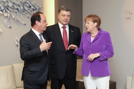 Лидеры Франции, Германии и Украины обсудят ситуацию в Донбассе без Путина