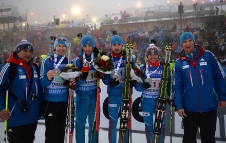 Сборная России победила в медальном зачёте чемпионата Европы по биатлону