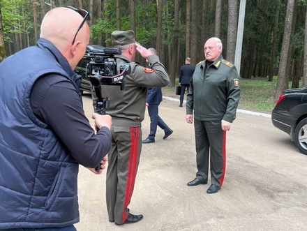 Лукашенко прибыл на центральный командный пункт ВВС и войск ПВО