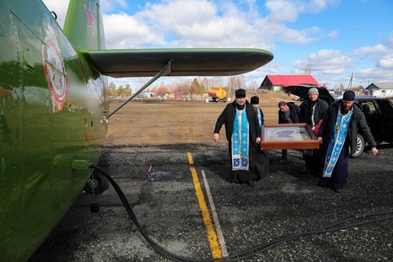 В РПЦ заявили, что «крестооблёт» Курганской области «укрепит» пострадавших от паводка