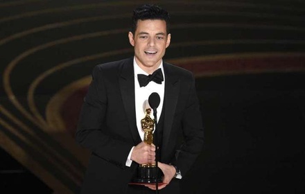Рами Малек удостоен награды киноакадемии США «Оскар» в категории лучшая мужская роль