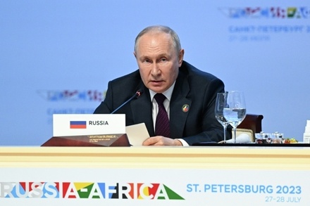 Путин назвал продуктивной встречу с делегациями из Африки по Украине