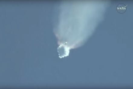 Взрыв грузовика Falcon-9 может стать причиной эвакуации экипажа с МКС