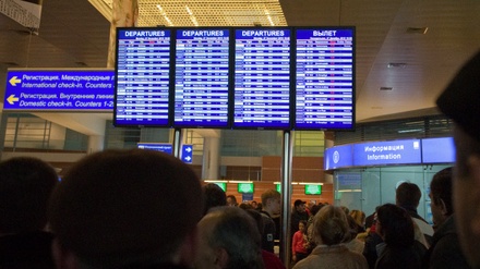Около 40 рейсов задержано и отменено в столичных аэропортах