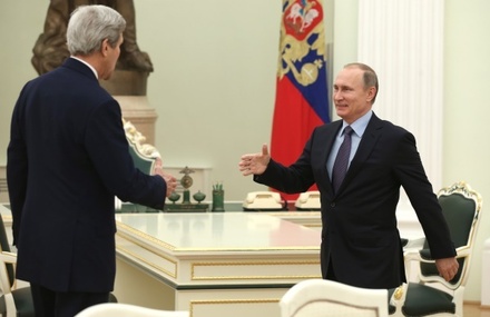 Владимир Путин проведёт переговоры с Джоном Керри сегодня вечером