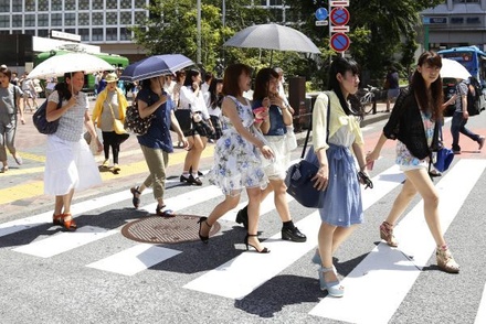 В Японии установилась самая жаркая погода за всю историю наблюдений