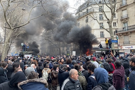 В акциях протеста во Франции приняли участие более 500 тысяч человек